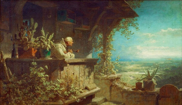 Verdächtiger Rauch – Carl Spitzweg Carl Spitzweg 120x70