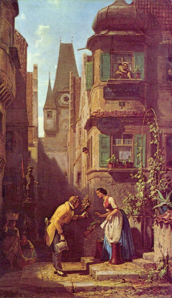 Der ewige Heiratsvermittler – Carl Spitzweg Carl Spitzweg 70x120