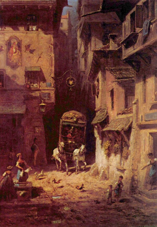 Die Post – Carl Spitzweg Carl Spitzweg 70x105