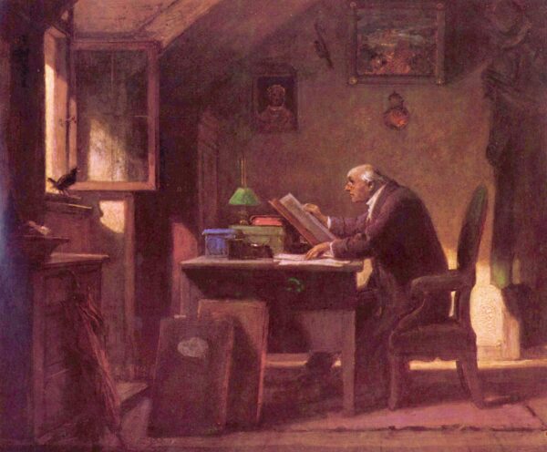 Ein Besuch – Carl Spitzweg Carl Spitzweg 85x75