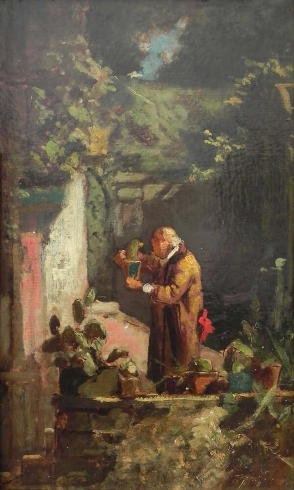 Der Priester als Kaktusliebhaber – Carl Spitzweg Carl Spitzweg 70x120