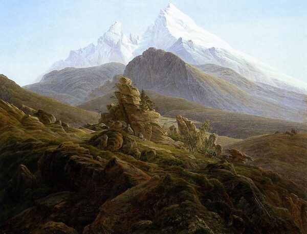 Der Watzmann – Caspar David Friedrich Caspar David Friedrich 85x75