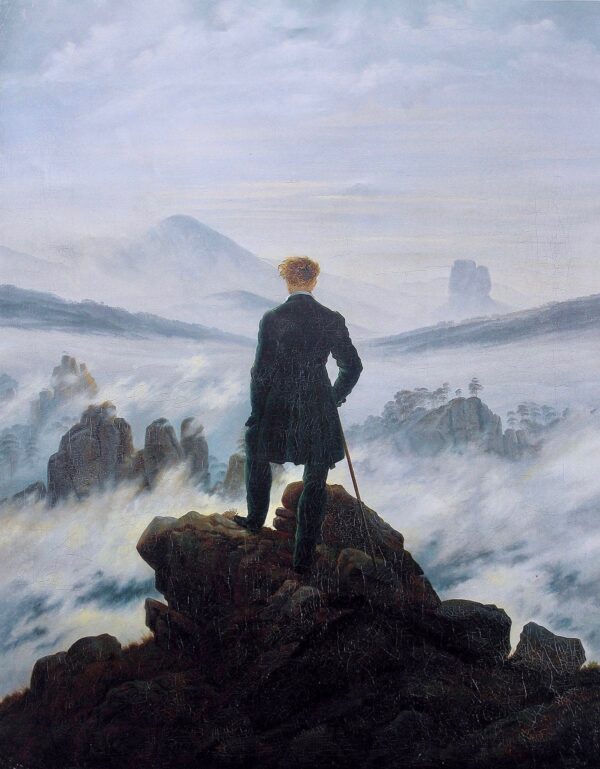 Der Wanderer über dem Nebelmeer – Caspar David Friedrich Beliebte Bilder 70x85