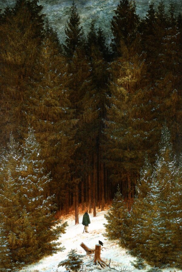 Der Jäger im Wald – Caspar David Friedrich Caspar David Friedrich 70x105