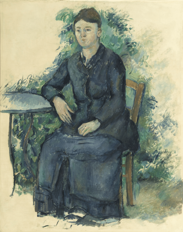 Madame Cézanne im Garten – Paul Cézanne Paul Cézanne 70x85