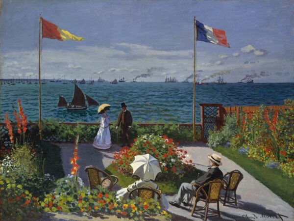 Terrasse in Sainte-Adresse – Claude Monet Claude Monet 85x75