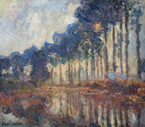 Die Pappeln, Herbst – Claude Monet Claude Monet 70x70