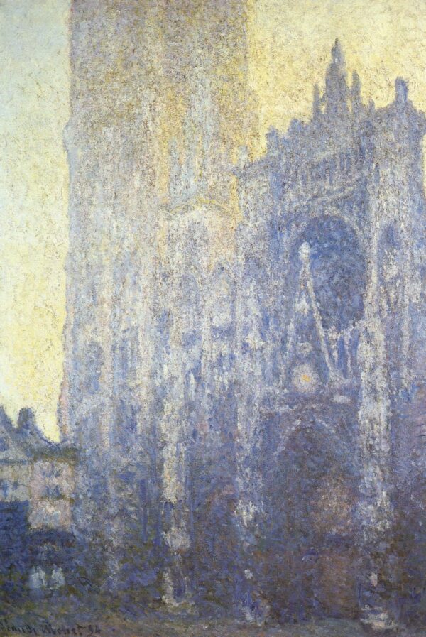 Die Kathedrale von Rouen. Das Portal, Morgenwirkung (W1347) – Claude Monet Claude Monet 70x105