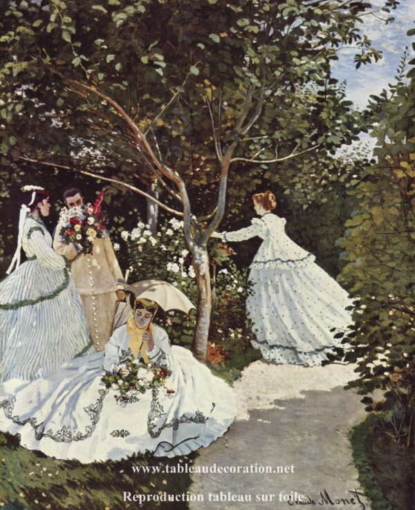 Frauen im Garten – Claude Monet Claude Monet 70x85