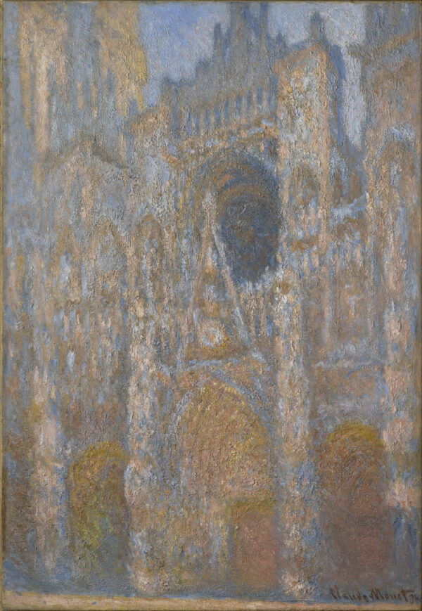 Die Fassade der Kathedrale von Rouen in der Sonne (W1358) – Claude Monet Claude Monet 70x105