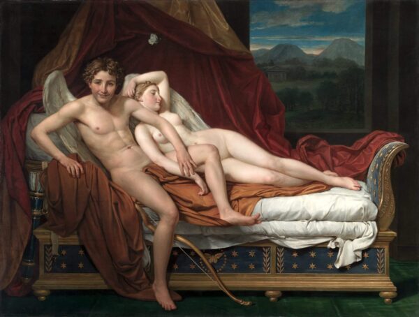 Amour und Psyche – Jacques-Louis David Beliebte Bilder 85x75