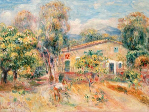 Ferme des Collettes, Cagnes – Pierre-Auguste Renoir Pierre-Auguste Renoir 85x75