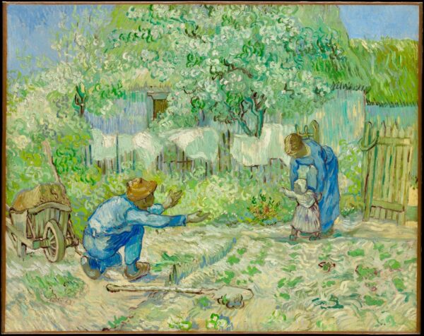 Die ersten Schritte (nach Millet) – Van Gogh Vincent Van Gogh 85x75