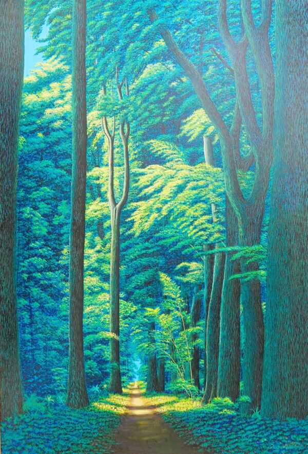 Weg im grünen Wald – 130 x 190 cm Die Kunstgalerie 5 000 € ~ 10 000 €