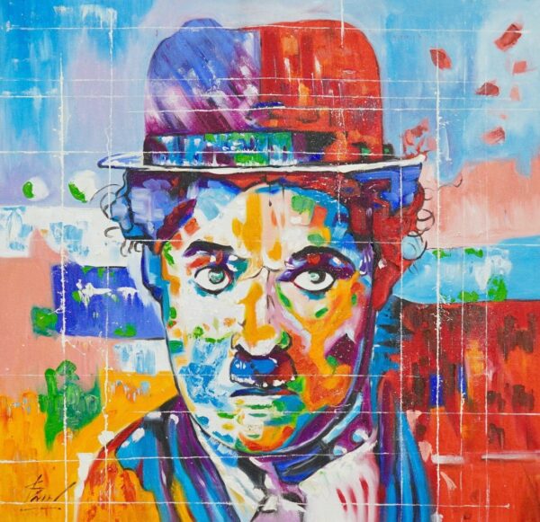 Charlie Chaplin Le Pop Art – 57 X 55 cm Die Kunstgalerie < 1000 €