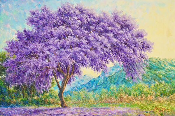 Der violette Baum – 90 x 60 cm Die Kunstgalerie 1 000 € ~ 2 500 €