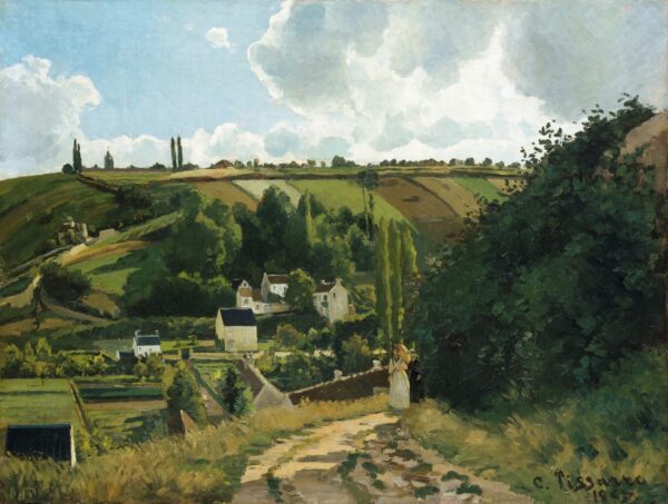 Die Küste von Jallais, Pontoise – Camille Pissarro Camille Pissarro 85x75