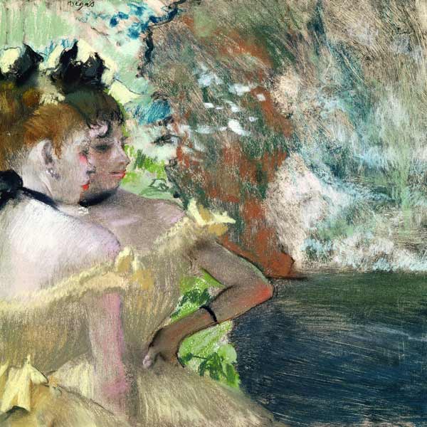 Tänzer in den Flügeln – Edgar Degas Edgar Degas 70x70