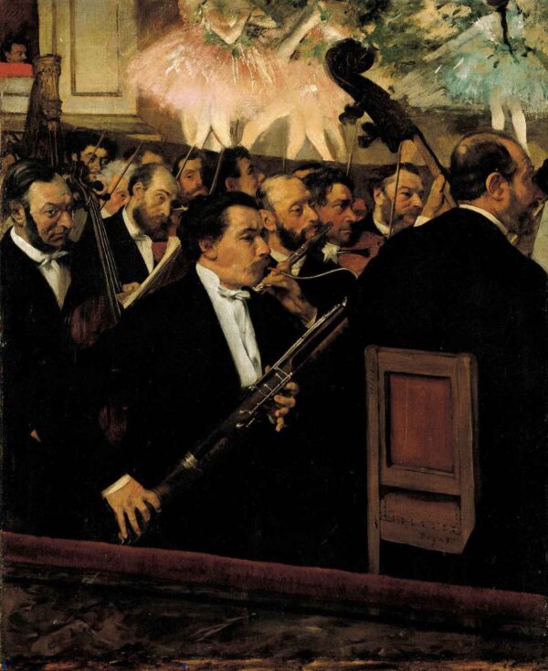 Das Orchester der Oper – Edgar Degas Edgar Degas 70x85