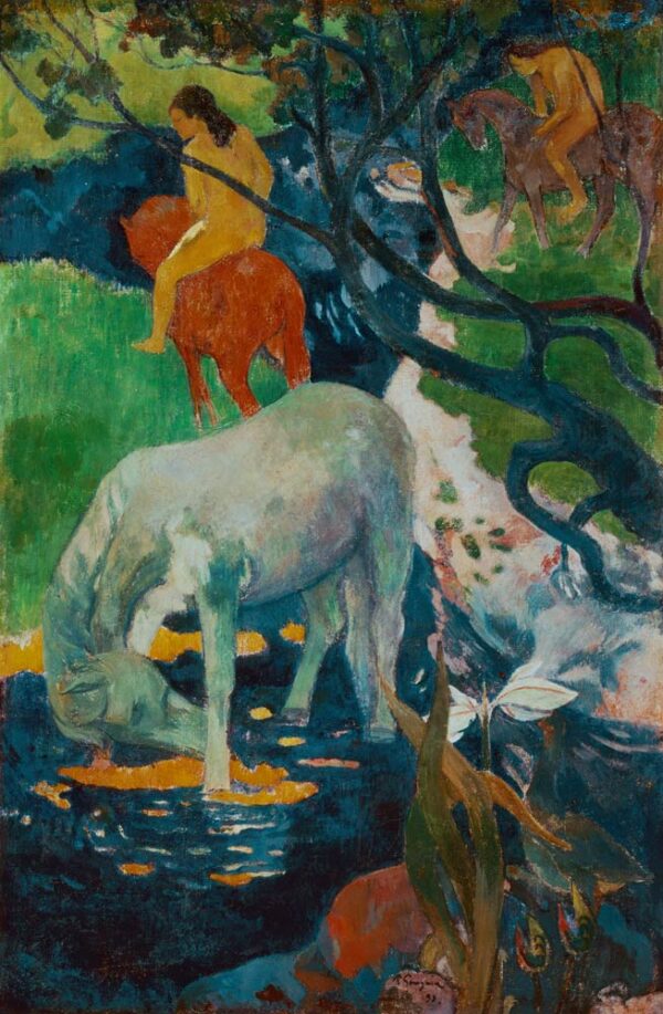 Das weiße Pferd 1893 – Paul Gauguin Paul Gauguin 70x105