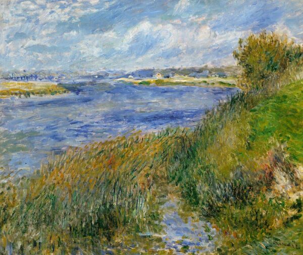 Die Ufer der Seine in Champrosay – Pierre-Auguste Renoir Pierre-Auguste Renoir 85x75