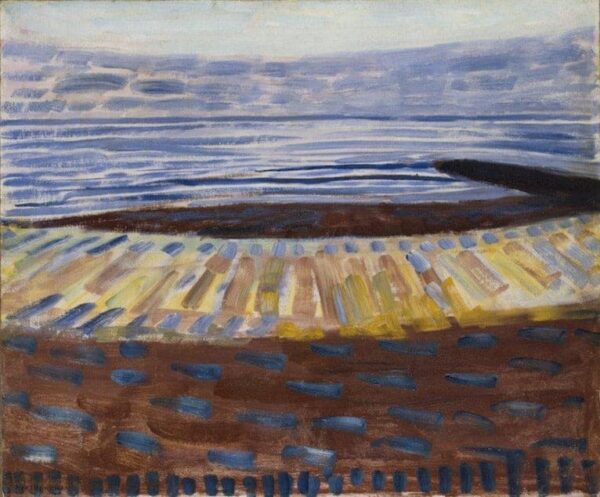 Das Meer nach dem Sonnenuntergang – Mondrian Piet Mondrian 85x75