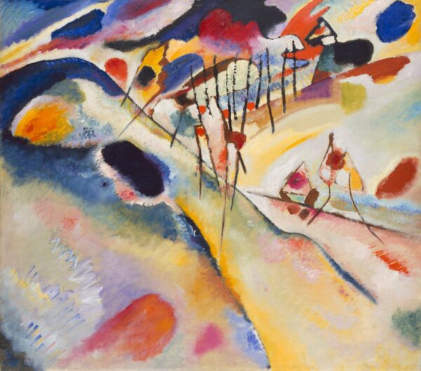 Landschaft 1913 – Wassily Kandinsky Wassily Kandinsky 70x70