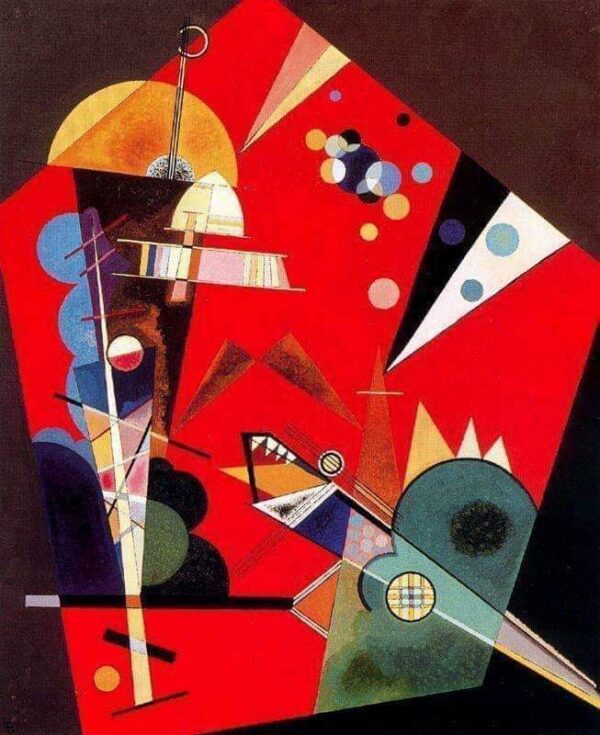 Spannung in Rot 1926 – Wassily Kandinsky Wassily Kandinsky 70x85