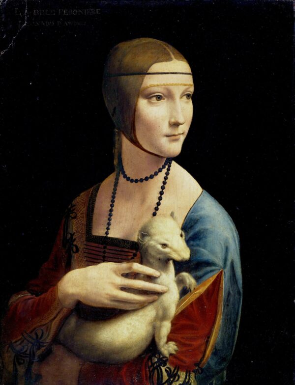 Die Dame mit dem Hermelin – Leonardo da Vinci Beliebte Bilder 70x85