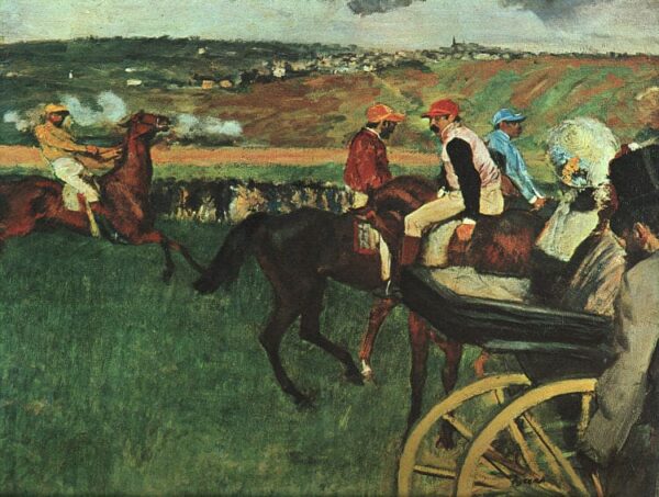 Das Rennfeld – Edgar Degas Edgar Degas 85x75