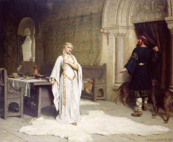 Godiva und Léofric – Edmund Leighton Edmund Leighton 85x75