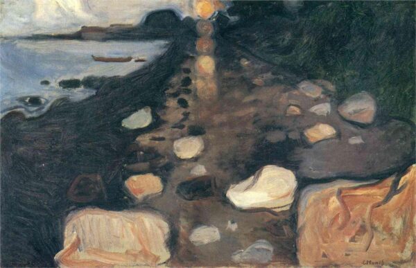 Mondschein am Strand – Edvard Munch Edvard Munch 105x70