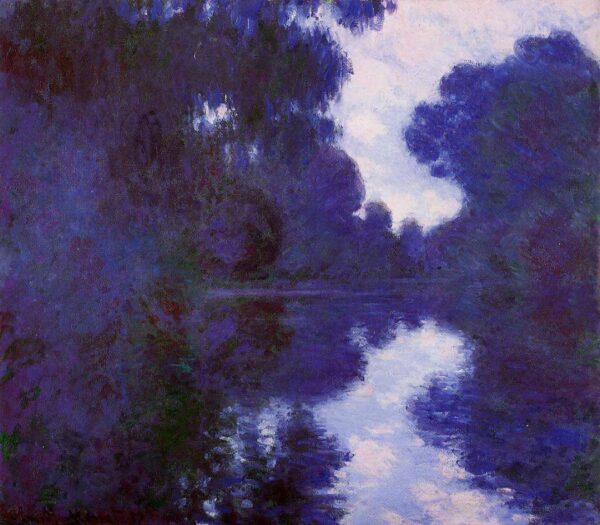 Matinée an der Seine, klares Wetter – Claude Monet Claude Monet 70x70