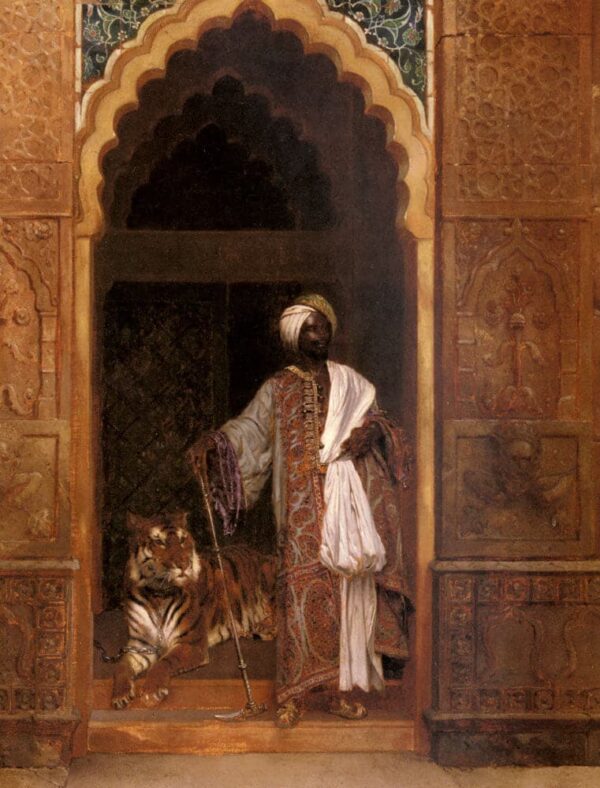 Der Palastwächter – Rudolf Ernst Rudolf Ernst 70x85