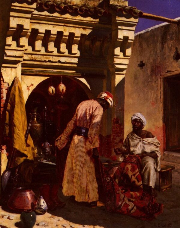 Der Teppichhändler – Rudolf Ernst Rudolf Ernst 70x85