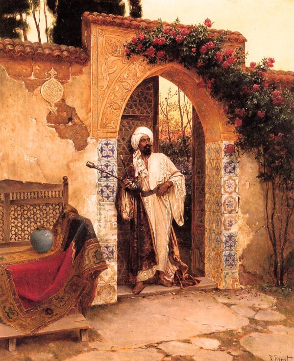 Durch den Eingang – Rudolf Ernst Rudolf Ernst 70x85