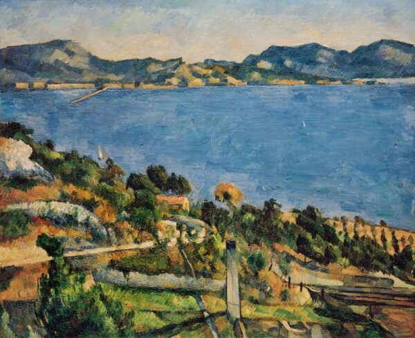 Estaque Landschaft am Golf von Marseille – Paul Cézanne Paul Cézanne 85x75