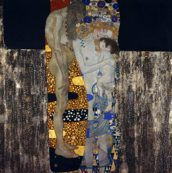 Die drei Lebensalter der Frau – Gustav Klimt Beliebte Bilder 70x70