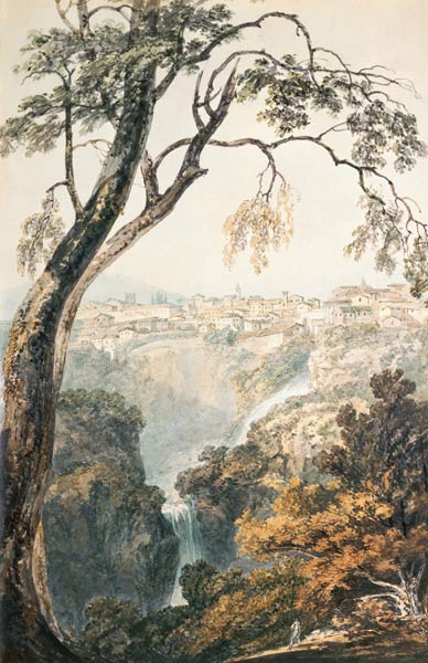 Wasserfälle des Anio – William Turner J.M.W. Turner 70x105