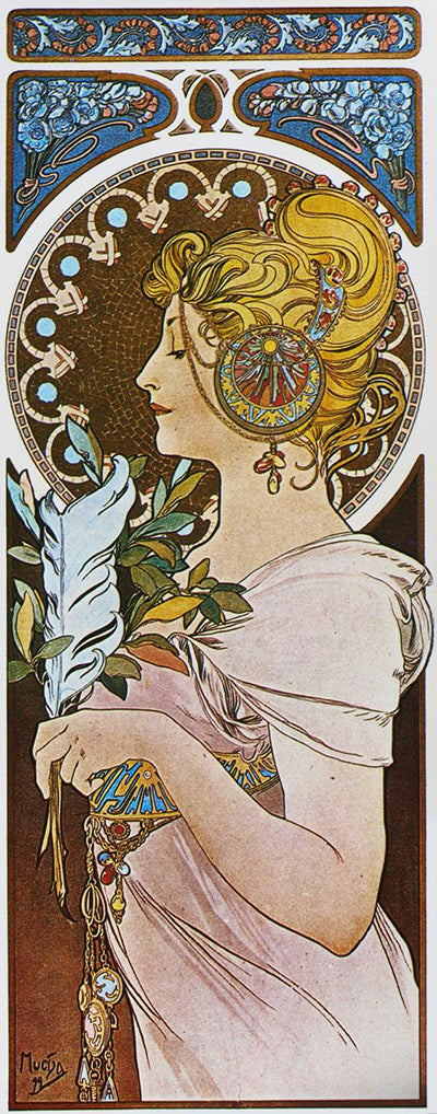 Feder – Mucha Alfons Mucha 70x160