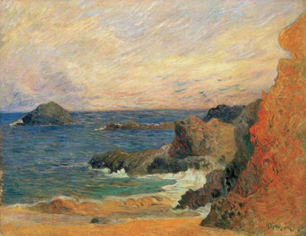 Felsige Küste – Paul Gauguin Paul Gauguin 85x75