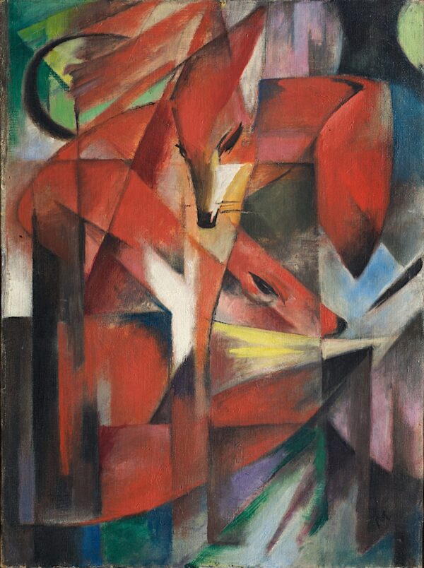 Die Füchse – Franz Marc Franz Marc 70x85