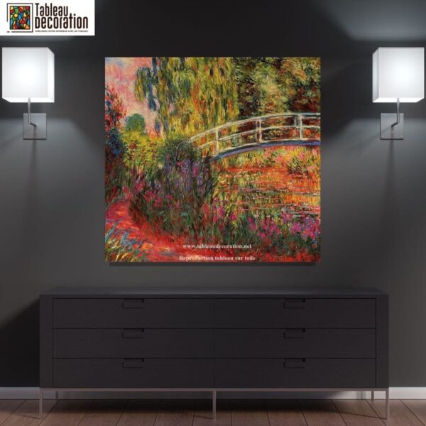 Tabelle Brücke Japan – Monet Claude Monet 70x70 4