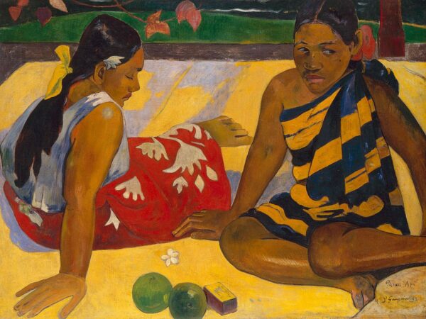 Am Strand – Paul Gauguin Paul Gauguin 85x75