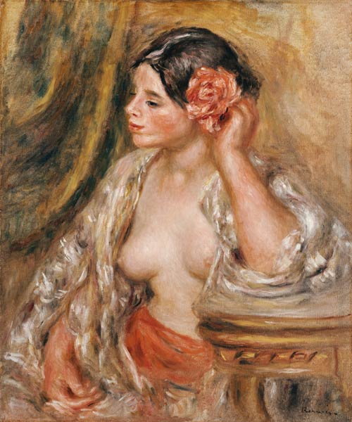 Gabrielle hat ihre Frisur – Pierre-Auguste Renoir Pierre-Auguste Renoir 70x85