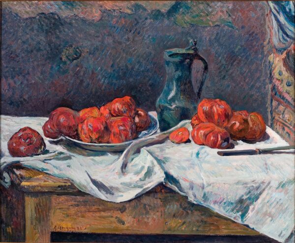 Stillleben mit Tomaten – Paul Gauguin Paul Gauguin 85x75