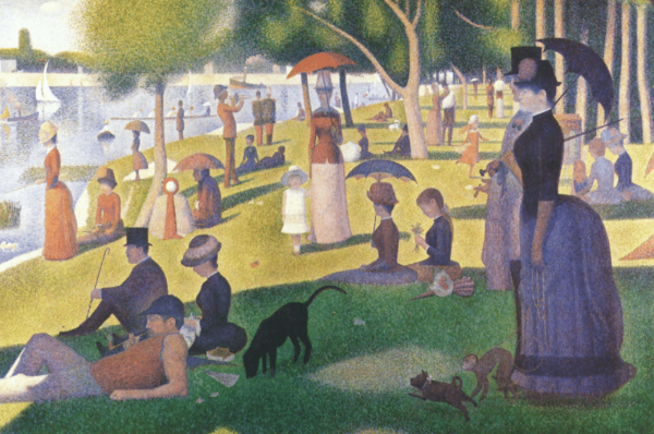 Ein Sonntagnachmittag auf der Insel La Grande Jatte – Georges Seurat Beliebte Bilder 105x70