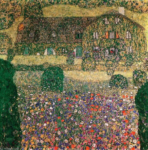 Landhaus am Attersee – Gustav Klimt Gustav Klimt 70x70