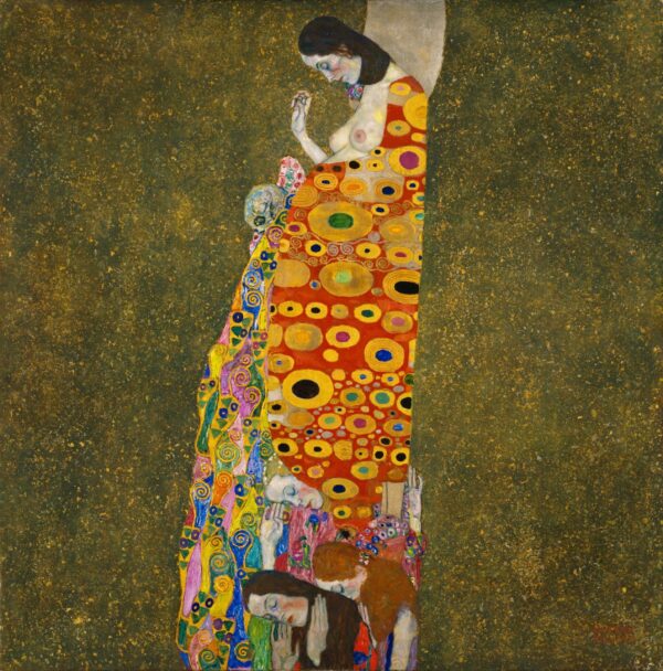 Espoir II – Gustav Klimt Beliebte Bilder 70x70