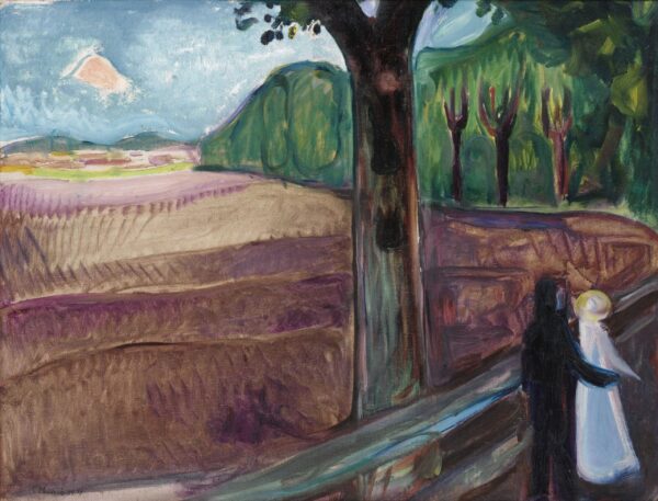 Die Sommernacht – Edvard Munch Edvard Munch 85x75